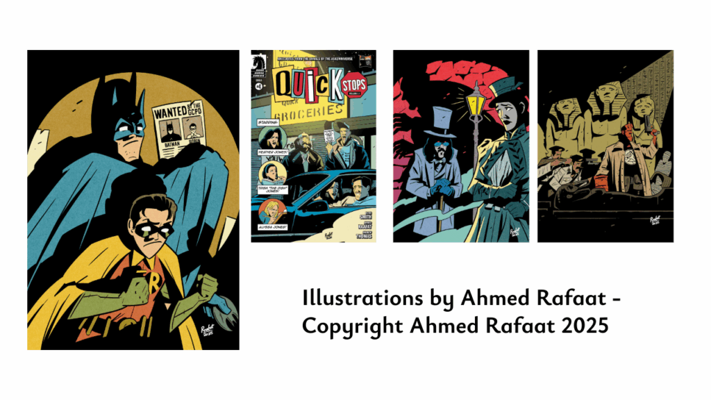 Ahmed Rafaat Comic Illustration Collage Ahmed rafaat comic illustration collage