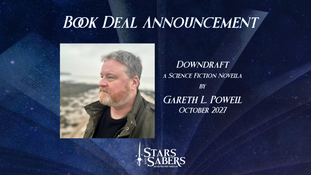 Book Deal Announcement for Gareth L. Powell's Novella, DOWNDRAFT