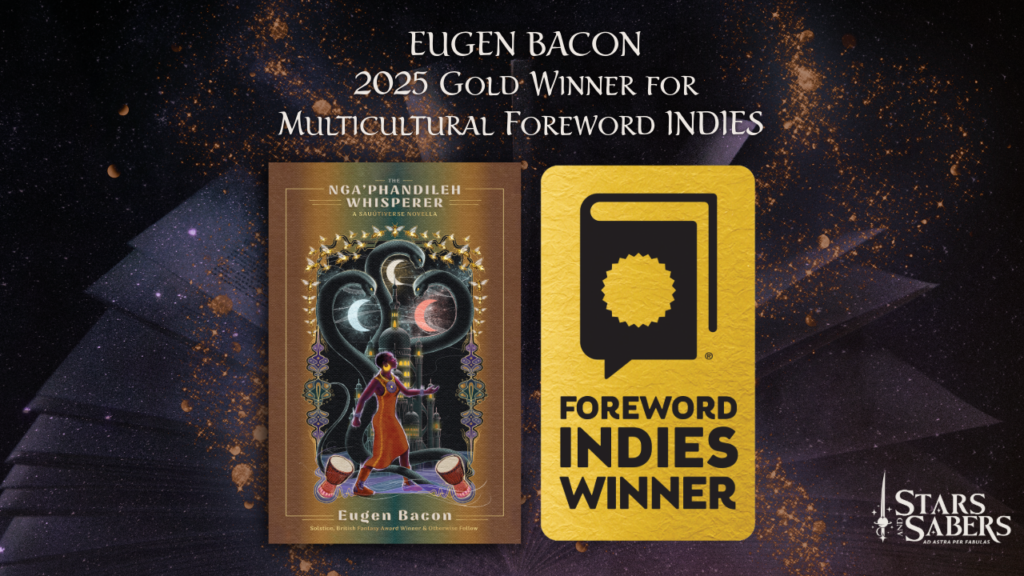 Eugen Bacon 2025 Gold Winner for Multicultural Foreword INDIES