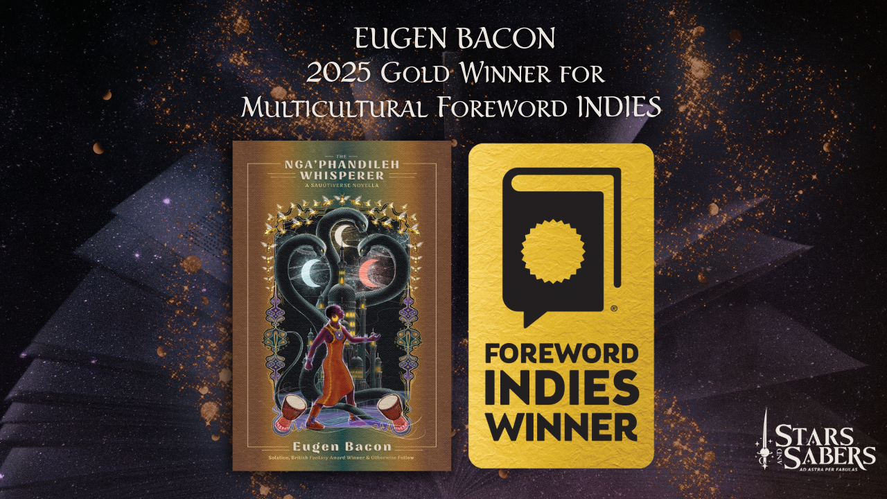Eugen Bacon – 2025 GOLD Winner for Foreword INDIES Book Awards!