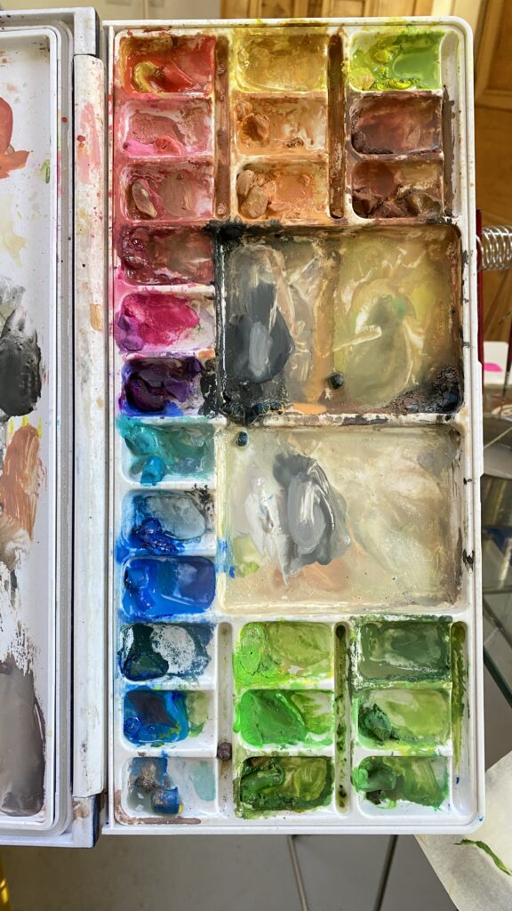 Artist's Palette of Loreto Salinas.