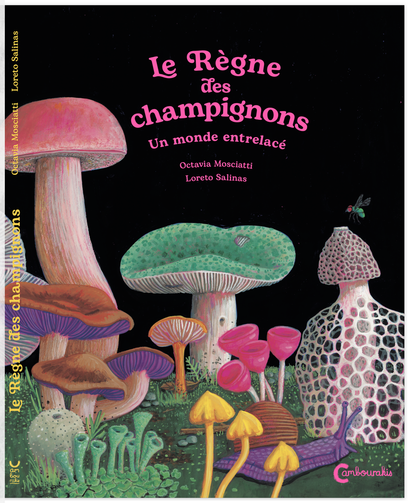 Cover of Loreto's book Reino Fungi (French Translation)